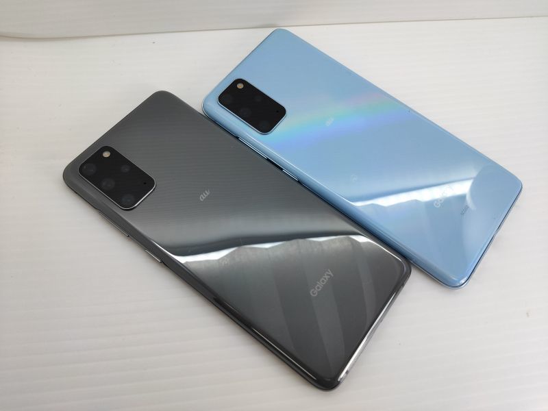 au SCG02 Galaxy S20＋ 5G モックアップ 2色セット