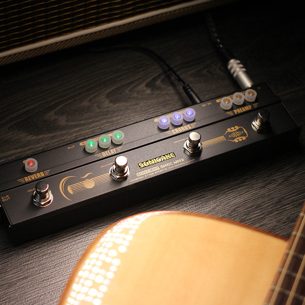 Sonicake Sonic Wood アコースティックギター用プリアンプ／コーラス