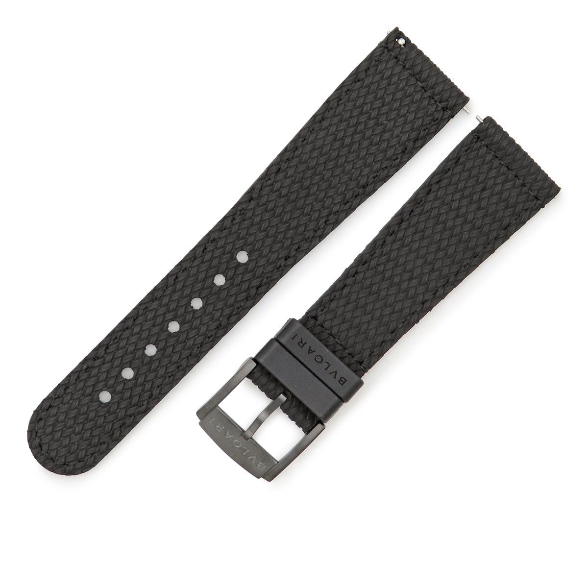 ブルガリ BVLGARI ブラック ラバー ステンレススチール 純正尾錠