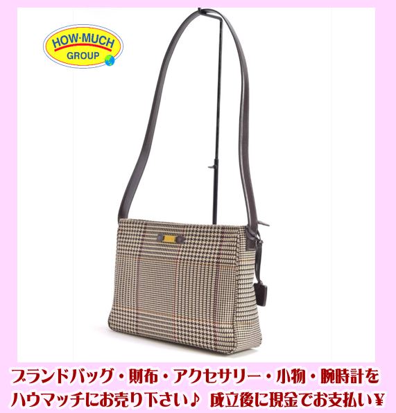 ラルフローレン(RALPH LAUREN) 千鳥格子柄 ショルダーバッグ をお