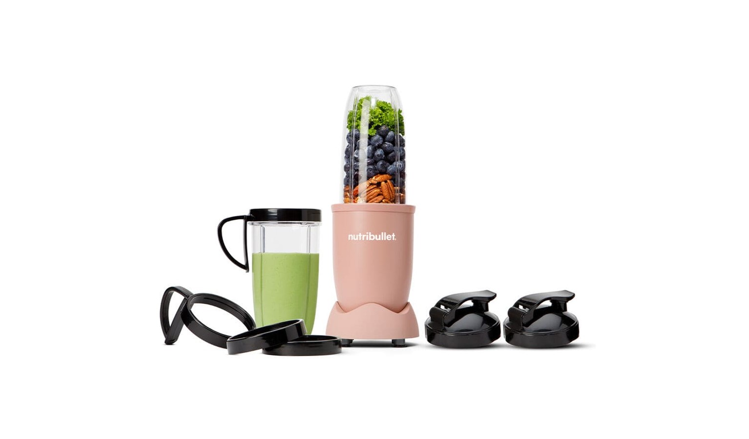 Nutribullet 900W Pro Blender 10Pcs Set - Soft Pink (NB910MACL