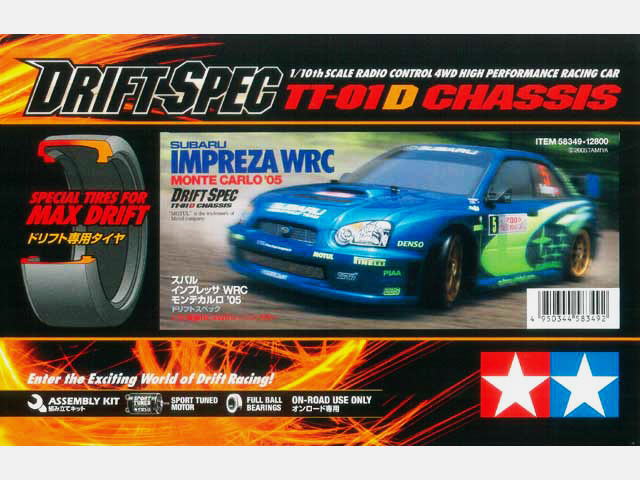 タミヤ 58349 スバル インプレッサ WRC モンテカルロ '05（TT-01D