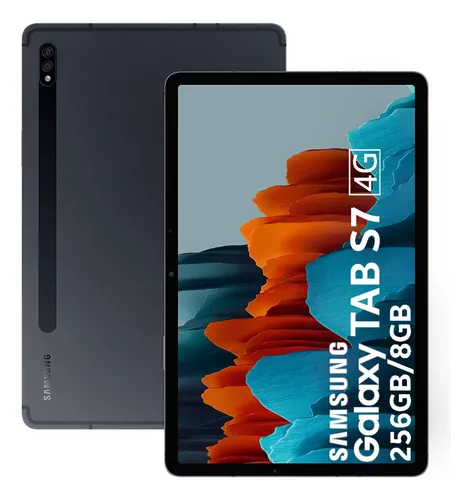 Samsung Tab S7 11.0'' S-pen 256gb 8000mah Preto - Excelente Preto