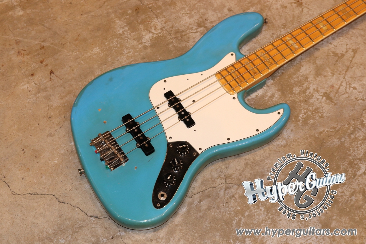 Fender '80 Jazz Bass - Maui Blue / Maple - Hyper Guitars | VINTAGE