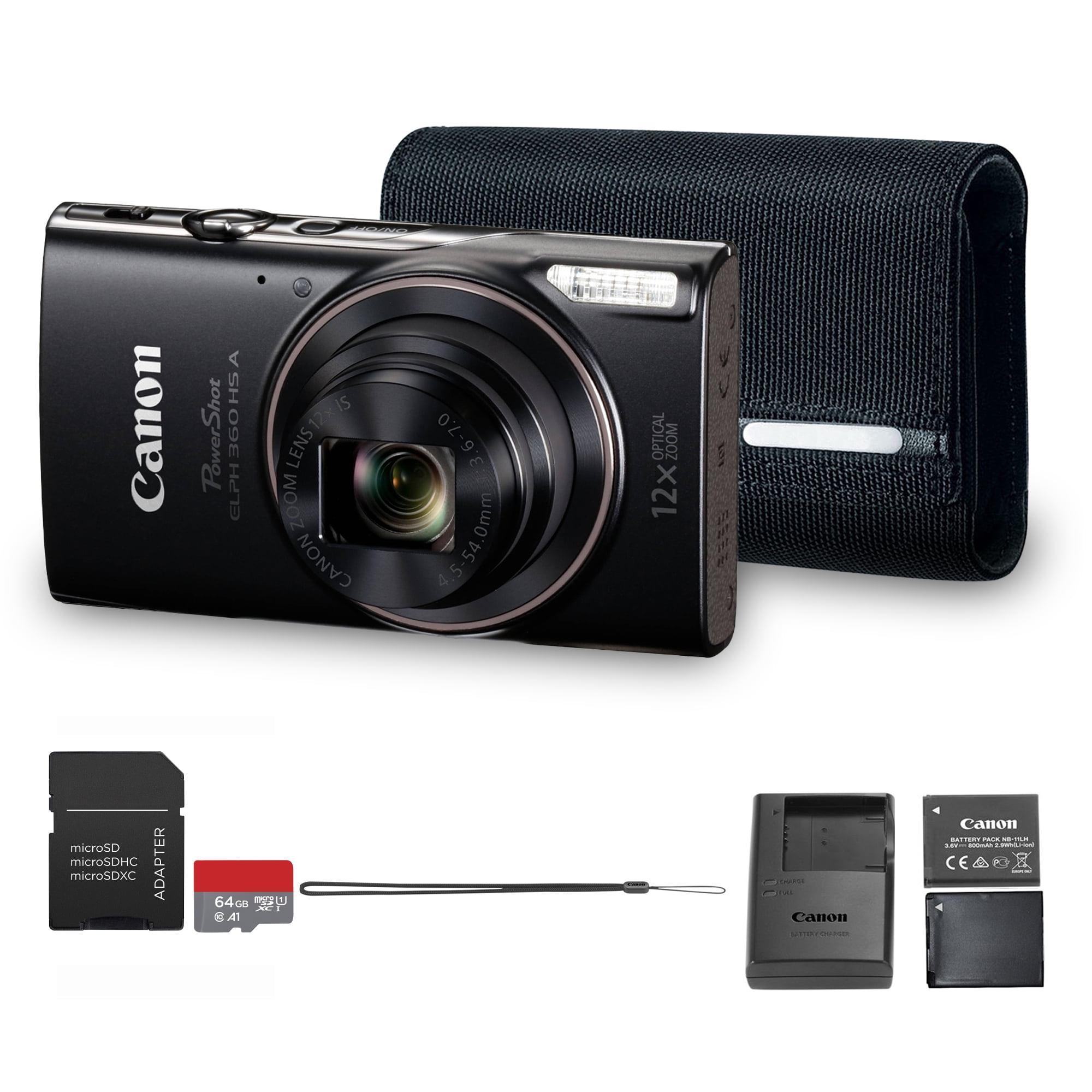 Canon PowerShot SX740 HS Digital Camera, 20.3MP, 40x Zoom, Wi-Fi
