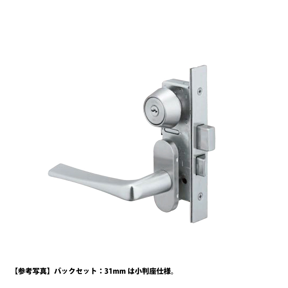 LA23-8 片開き用 SV｜レバーハンドル錠｜美和ロック（MIWA