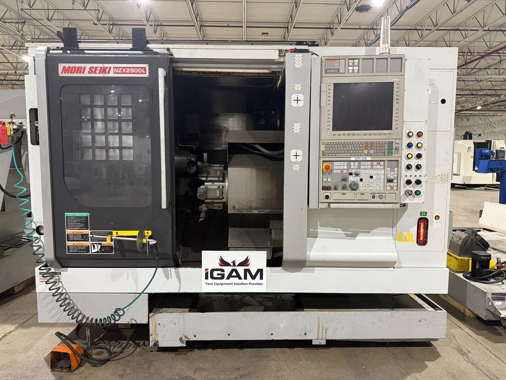 Used 2012 MORI SEIKI NZX2500/600L Twin Turret CNC Lathe CNC Lathes