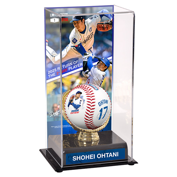 大谷翔平 二刀流復活記念 公式ベースボール 特製展示ケース入りセット