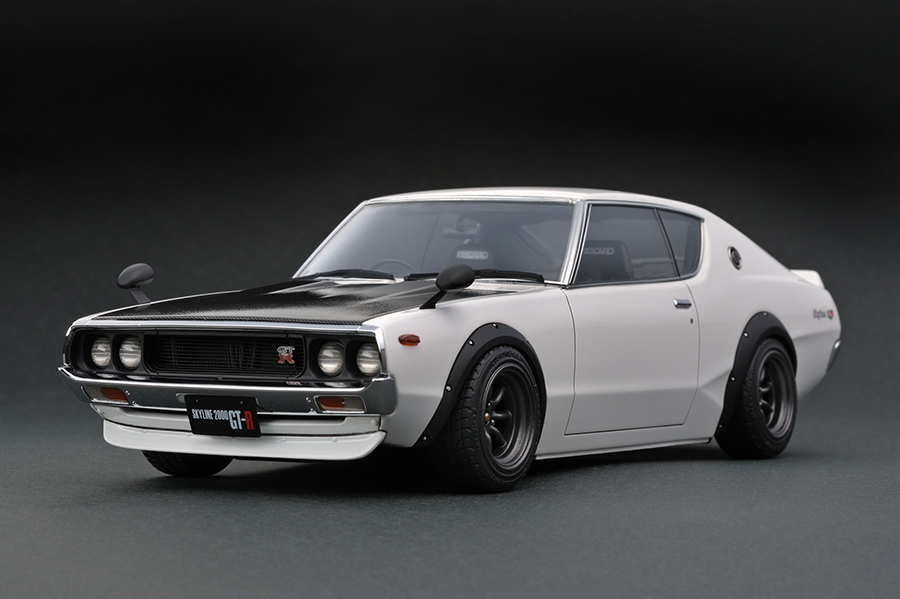 IG0300 1/18 Nissan SKYLINE 2000 GT-R (KPGC110) White | LINE UP