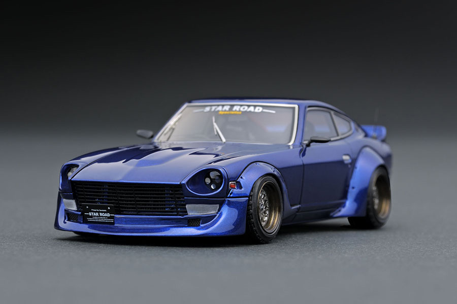 IG1423 1/43 Nissan Fairlady Z (S30) STAR ROAD Blue | LINE UP