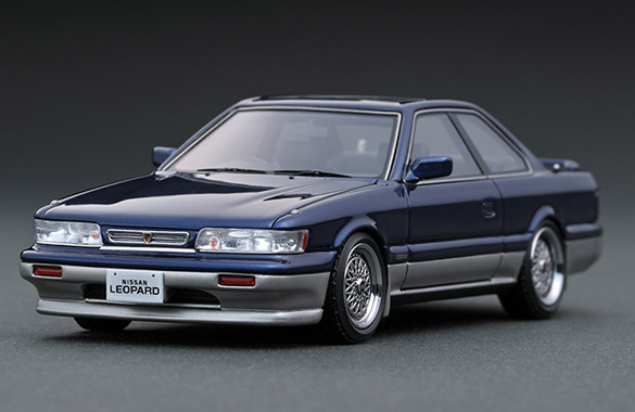 IG1563 1/43 Nissan Leopard (F31) Ultima V30TWINCAM TURBO Dark Blue