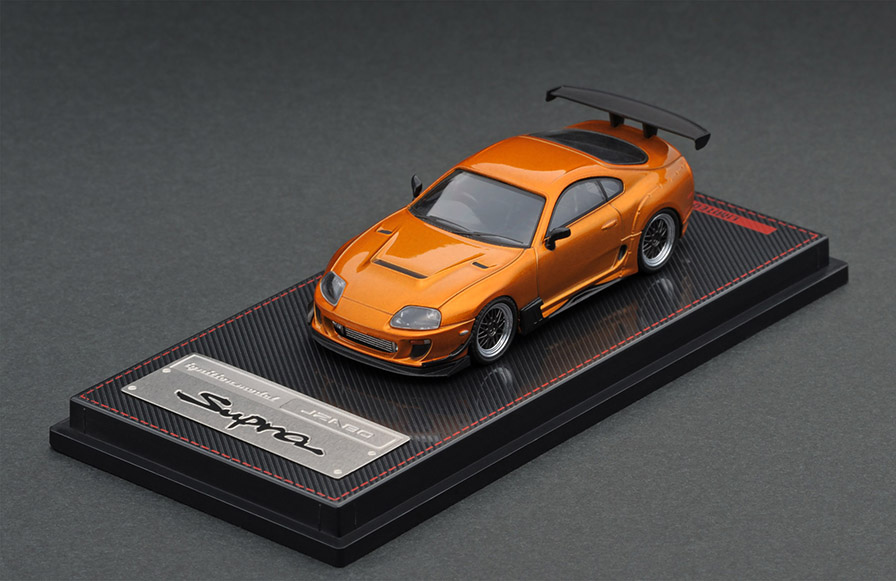 IG1864 1/64 Toyota Supra (JZA80) RZ Orange Metallic | LINE UP