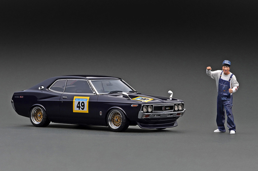 IG3008 1/18 Nissan Laurel 2000SGX (C130) Purple With Mr.Sata