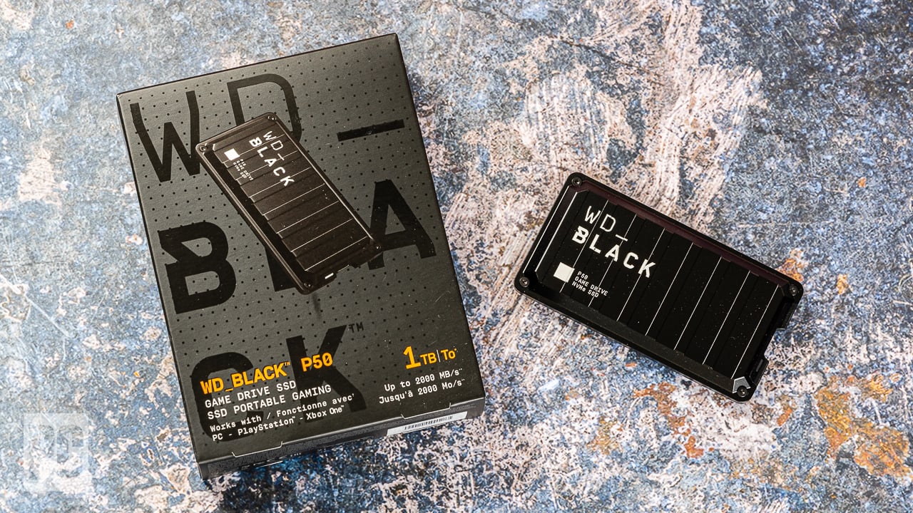 外付けハードディスク・ドライブ SSD 4TB WD Black P50 Game Drive SSD