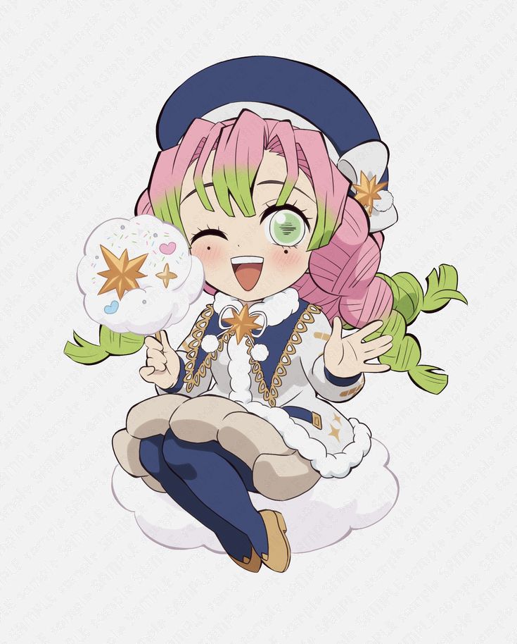 アニメ「鬼滅の刃」甘露寺蜜璃 クリスマス2024 描き下ろしみにきゃら