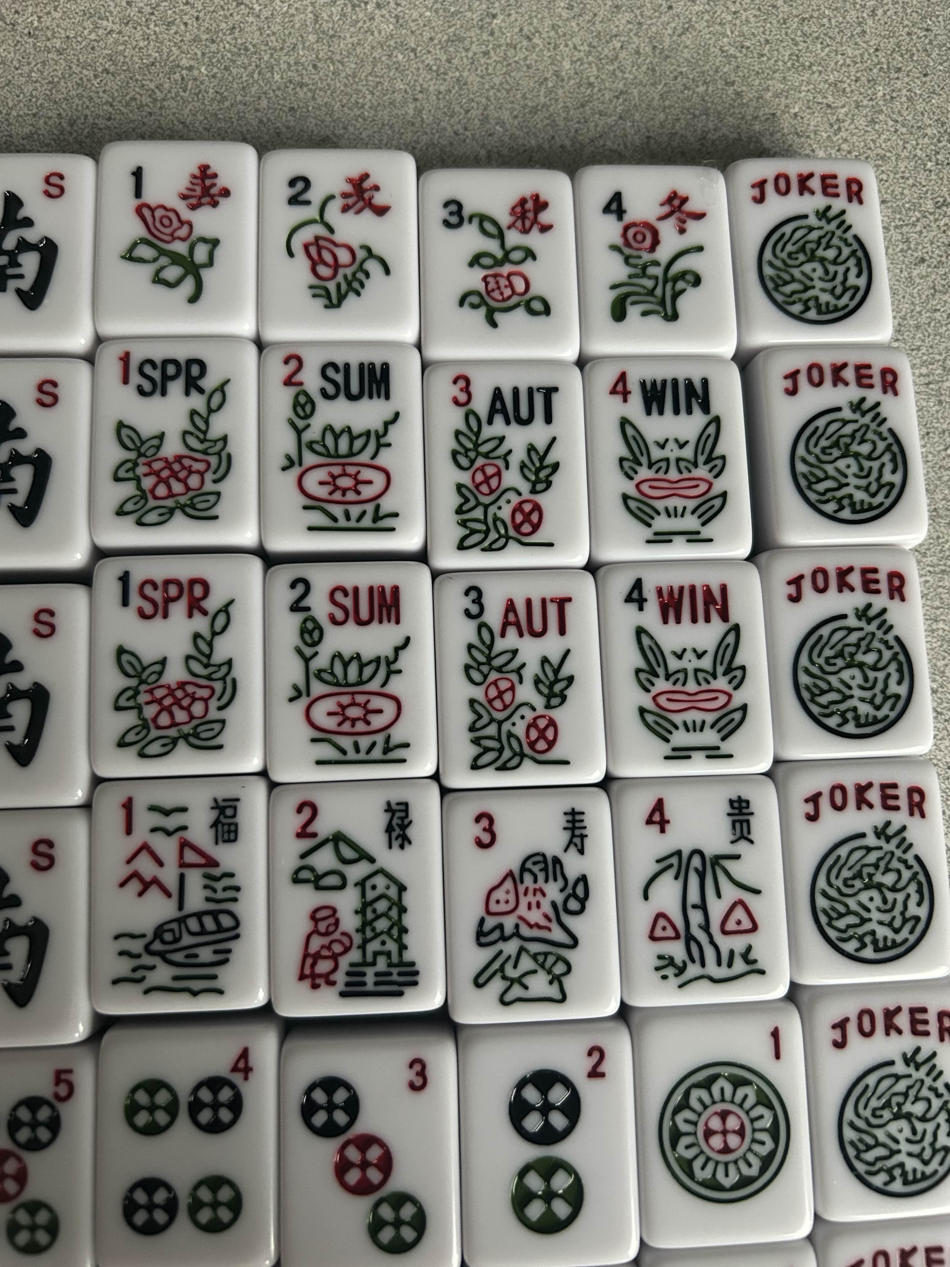 アメリカン麻雀セットに花牌16枚ってこと？ : r/Mahjong