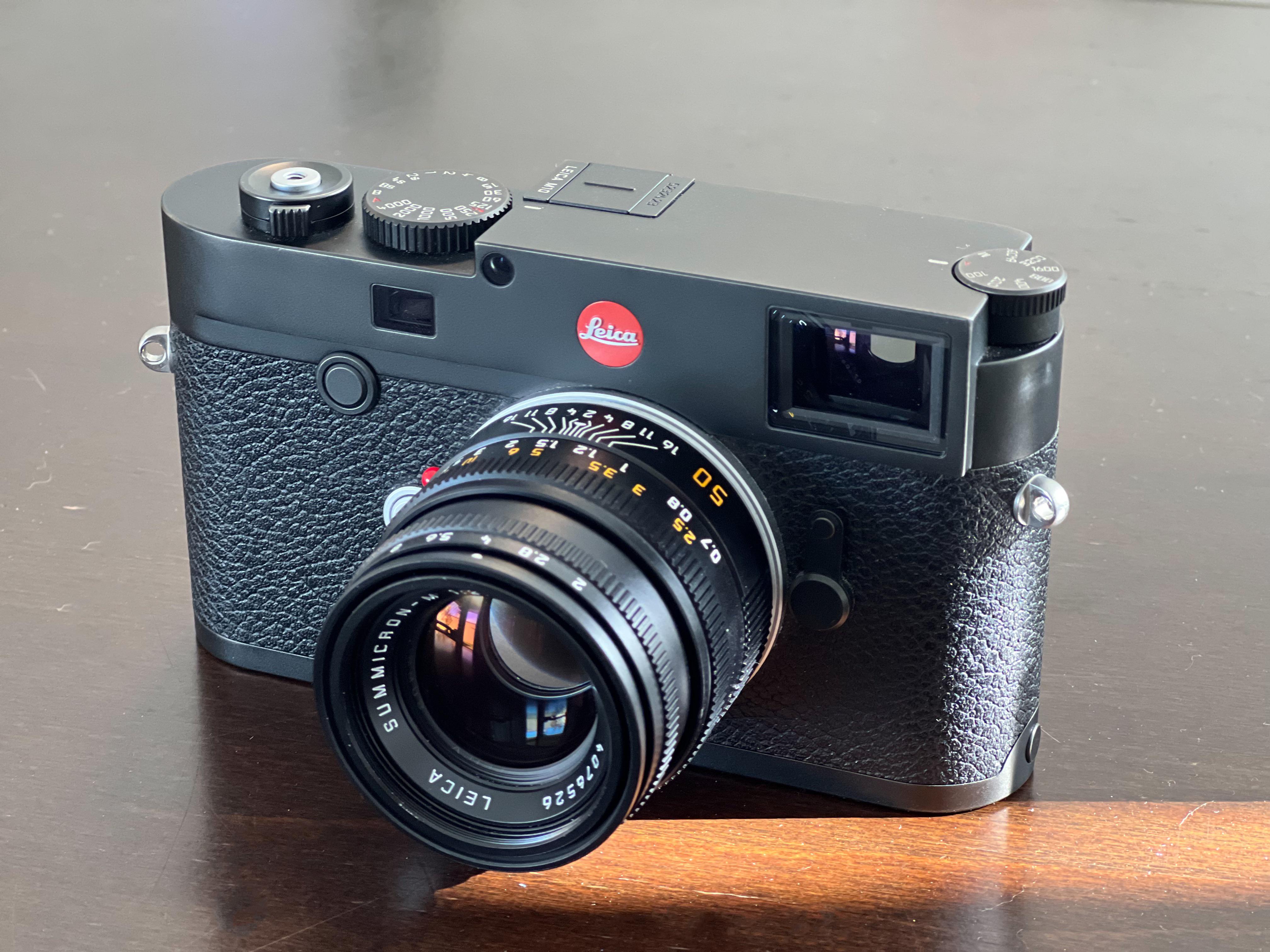 New lens day! M10 and latest version of the Summicron 50mm f2