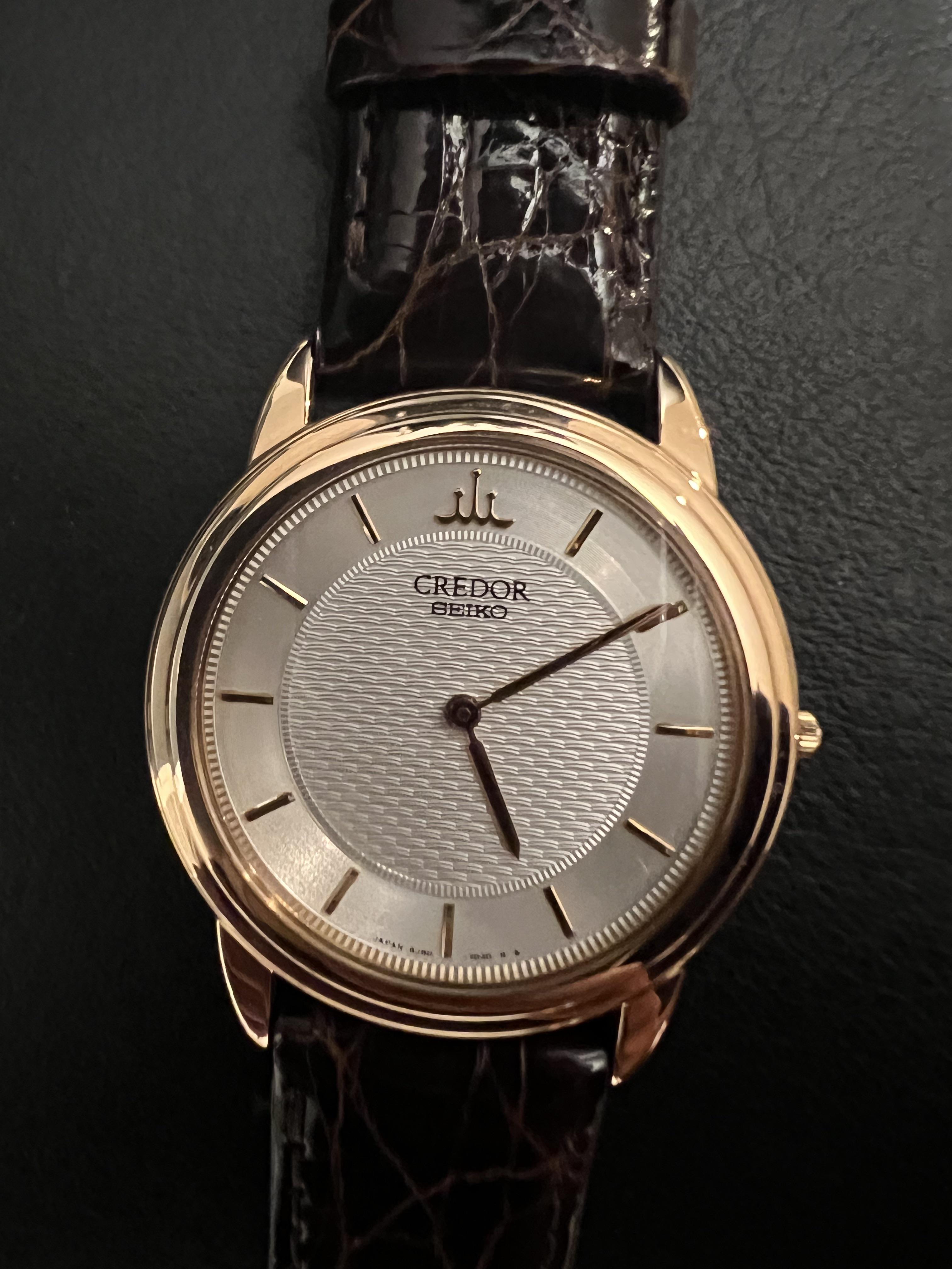 WTS] Seiko Credor 8J80-7020 - 18k yellow gold, 33mm HAQ dress