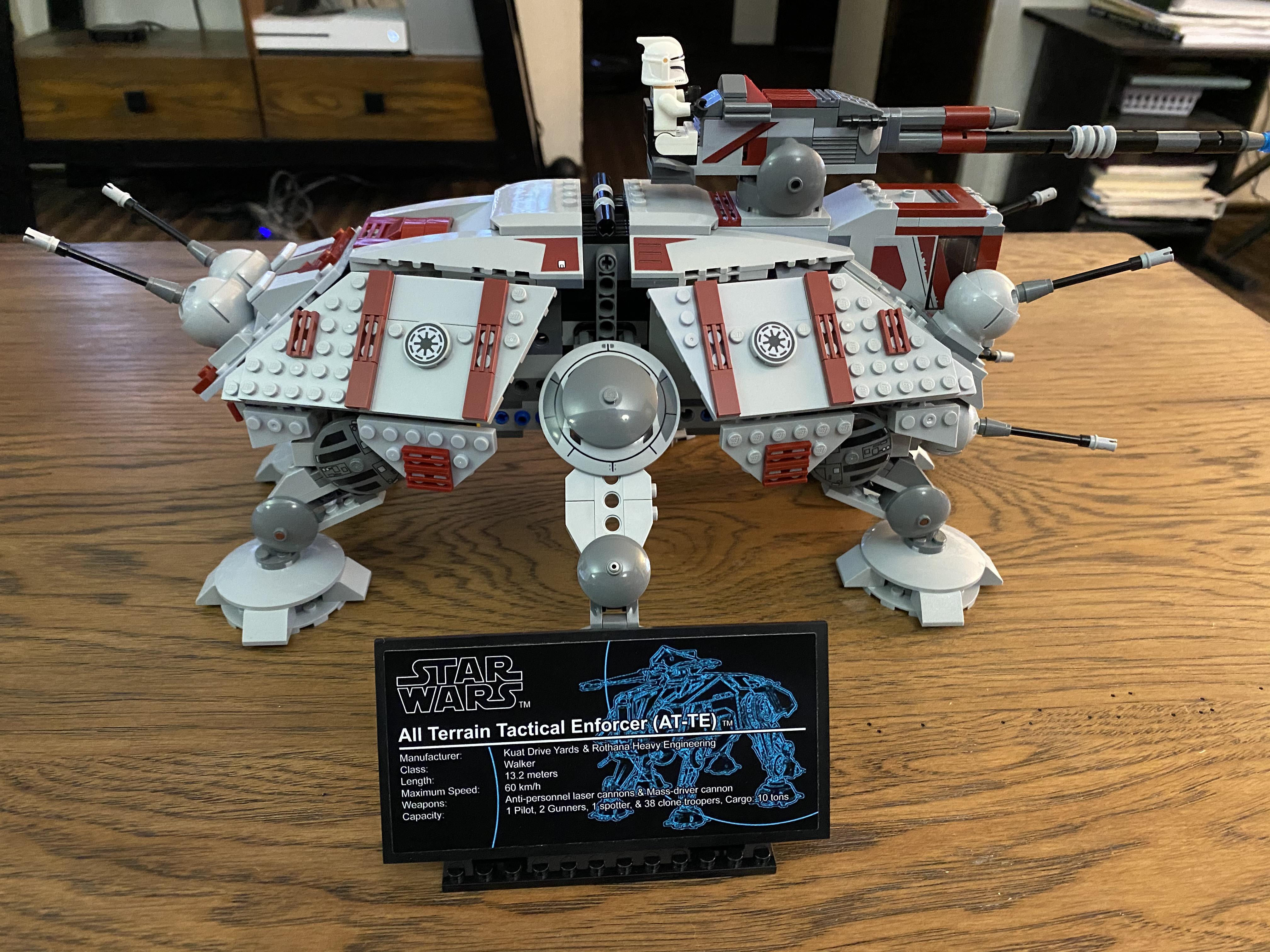 Converted a LEGO Captain Rex AT-TE to a Custom Normal AT-TE! : r