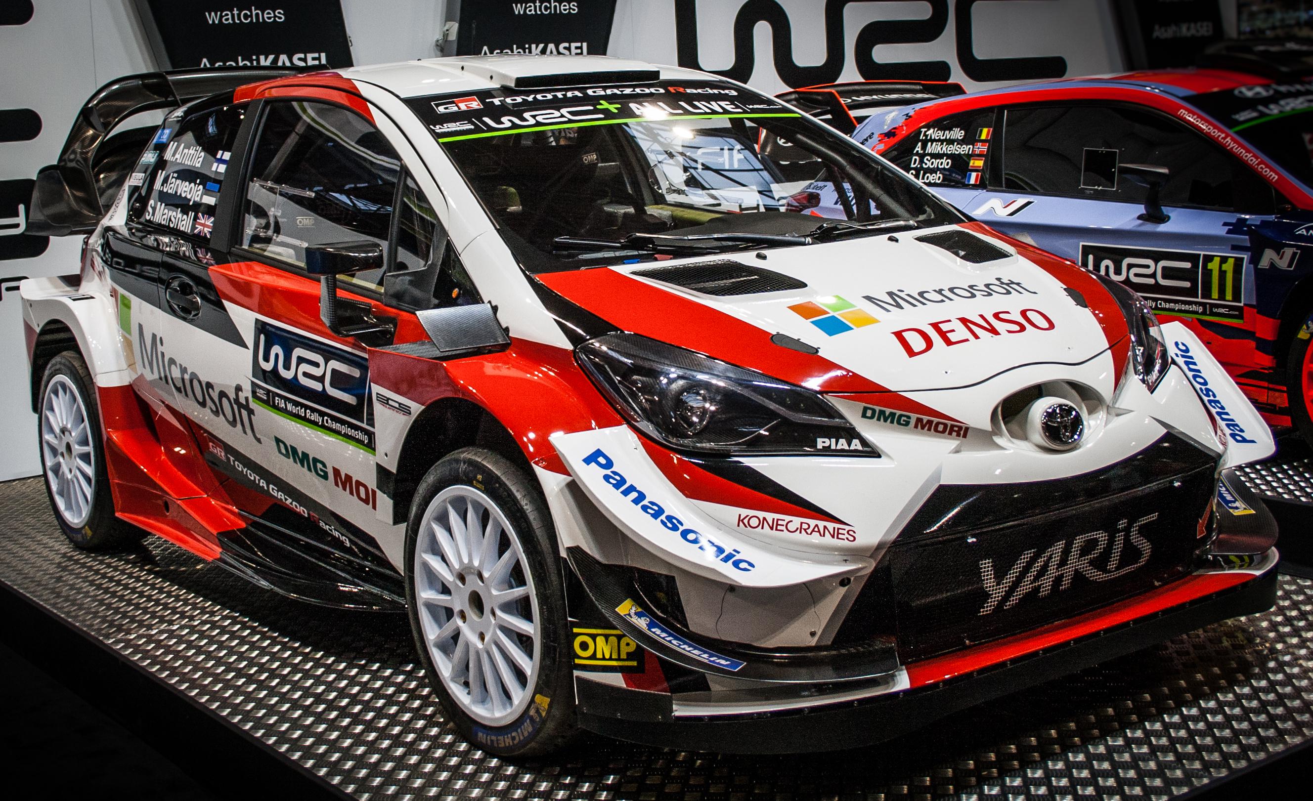 Toyota Gazoo Racing Yaris WRC 2019 reveal at Autosport