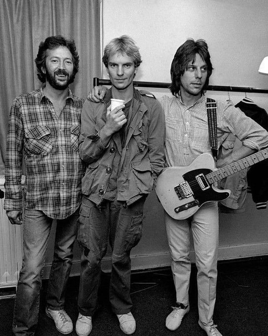 エリック・クラプトン、スティング、ジェフ・ベック、イギリス 1981年