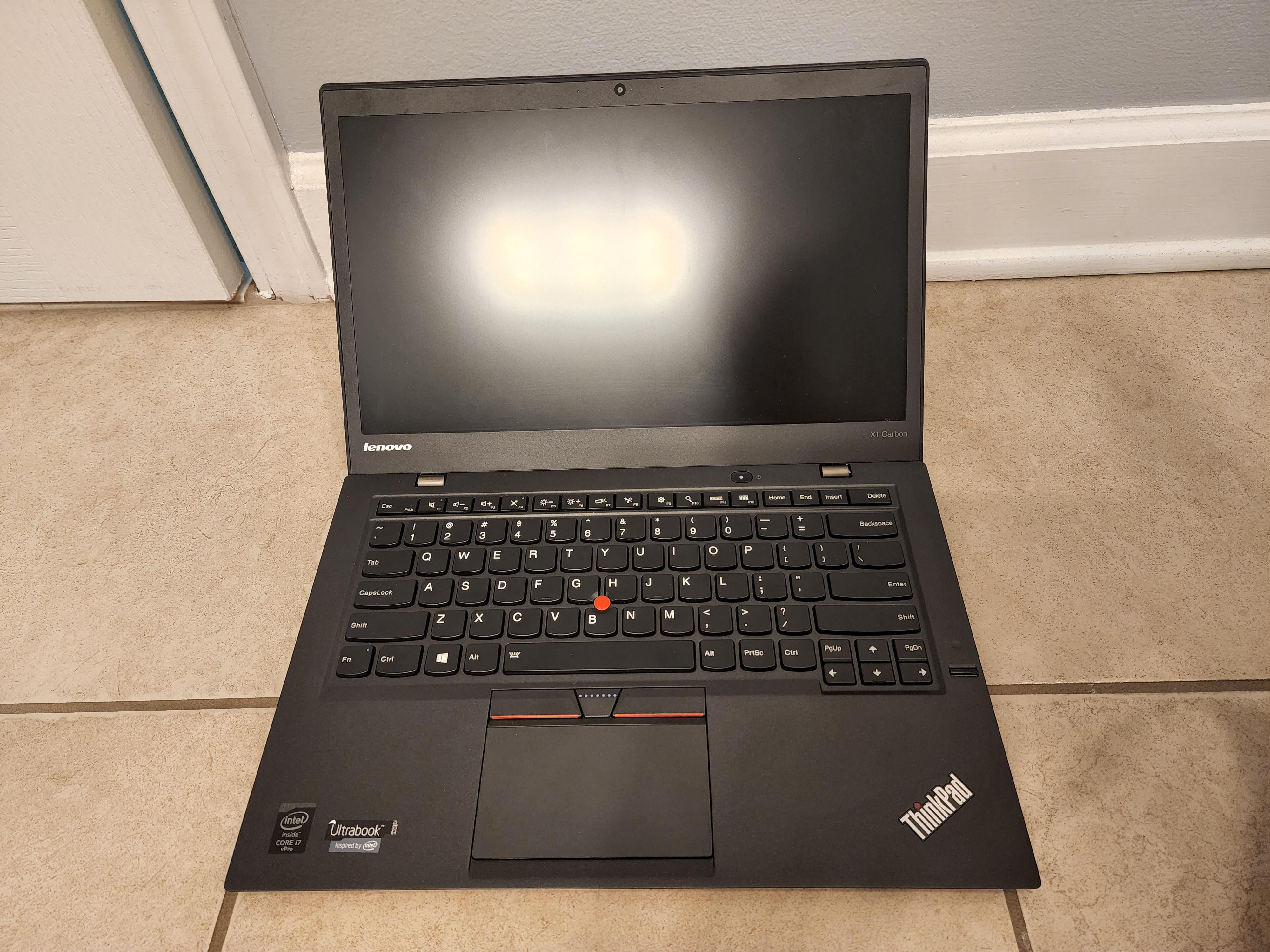 Lenovo ThinkPad X1 Carbon ジャンク 動作未確ACなし Lenovo ThinkPad