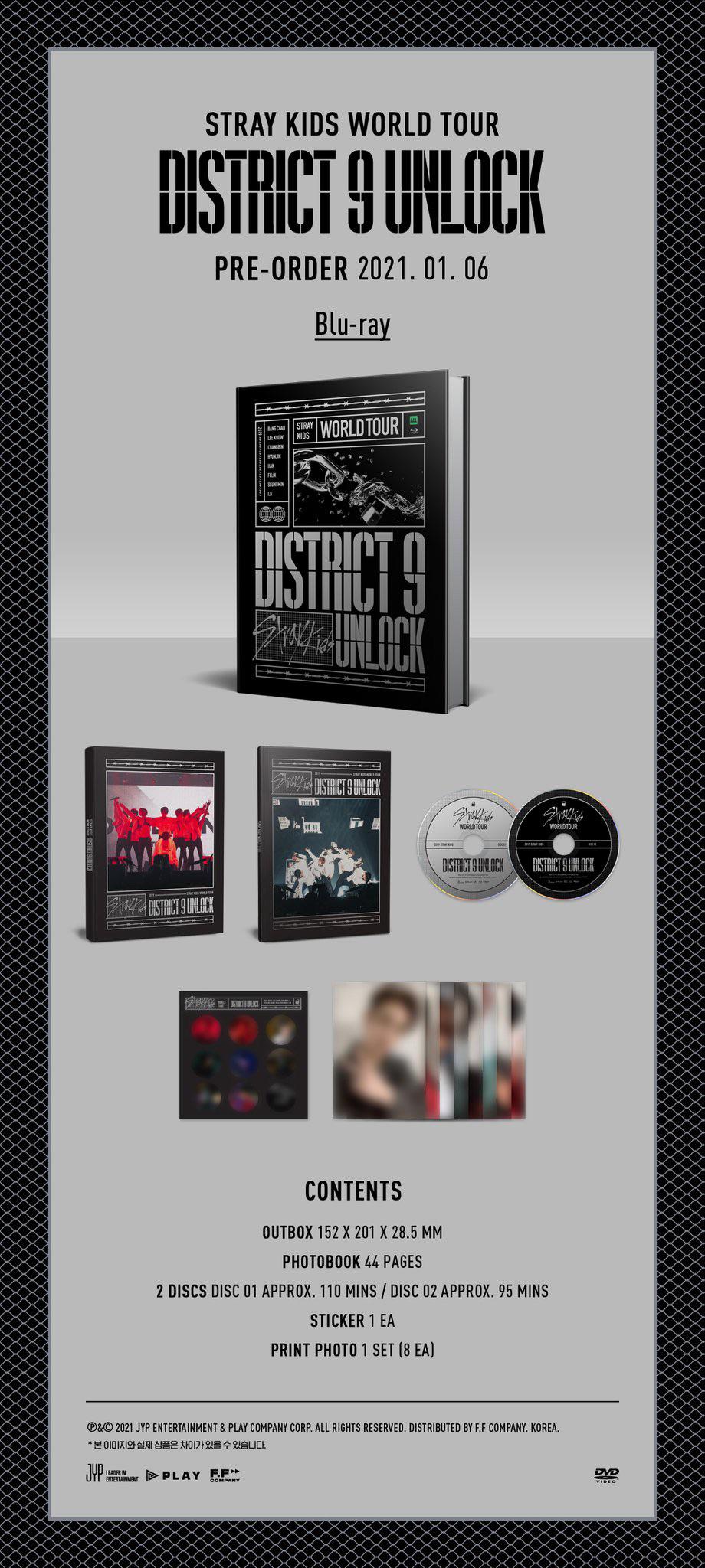 210105 Stray Kids - World Tour 'District 9 : Unlock' (DVD & BLU