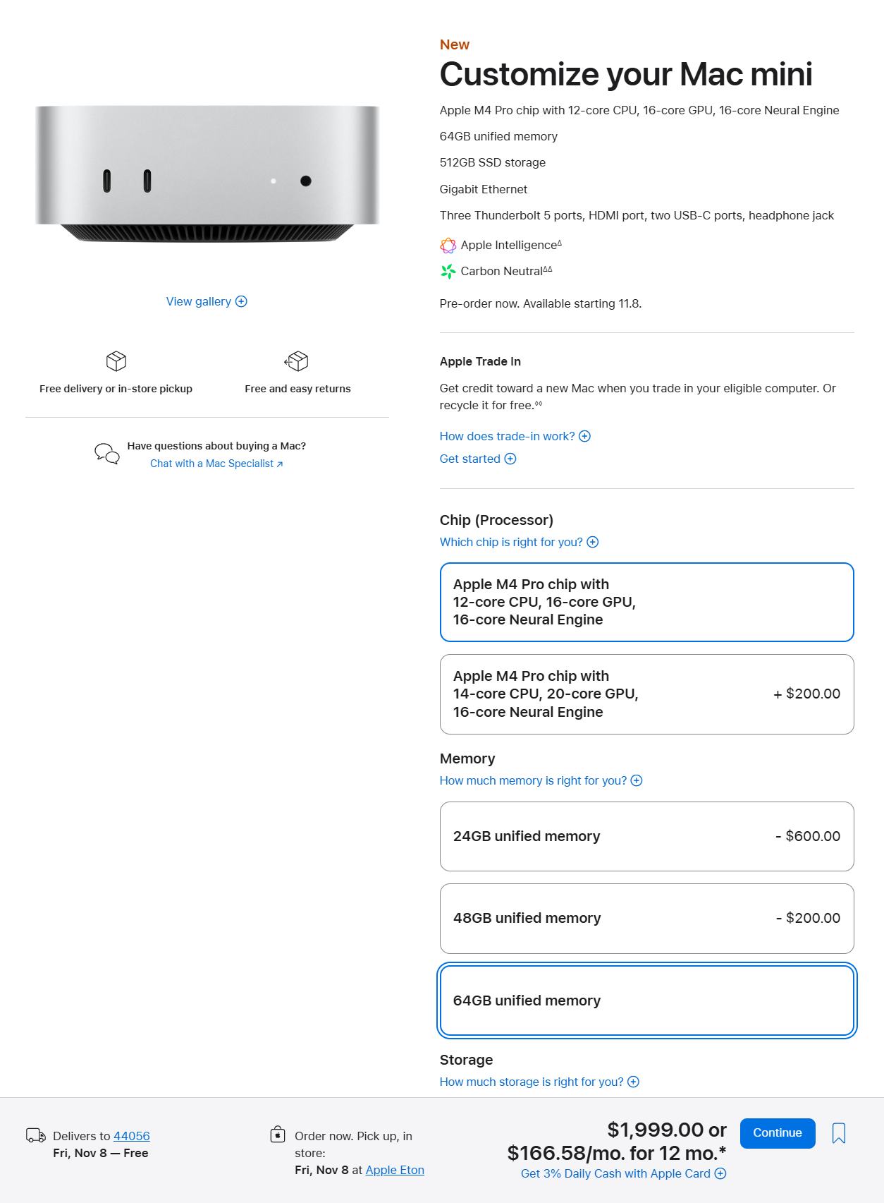 Mac Mini、今かなり魅力的だな 5090より安いし、VRAMはほぼ2倍だし