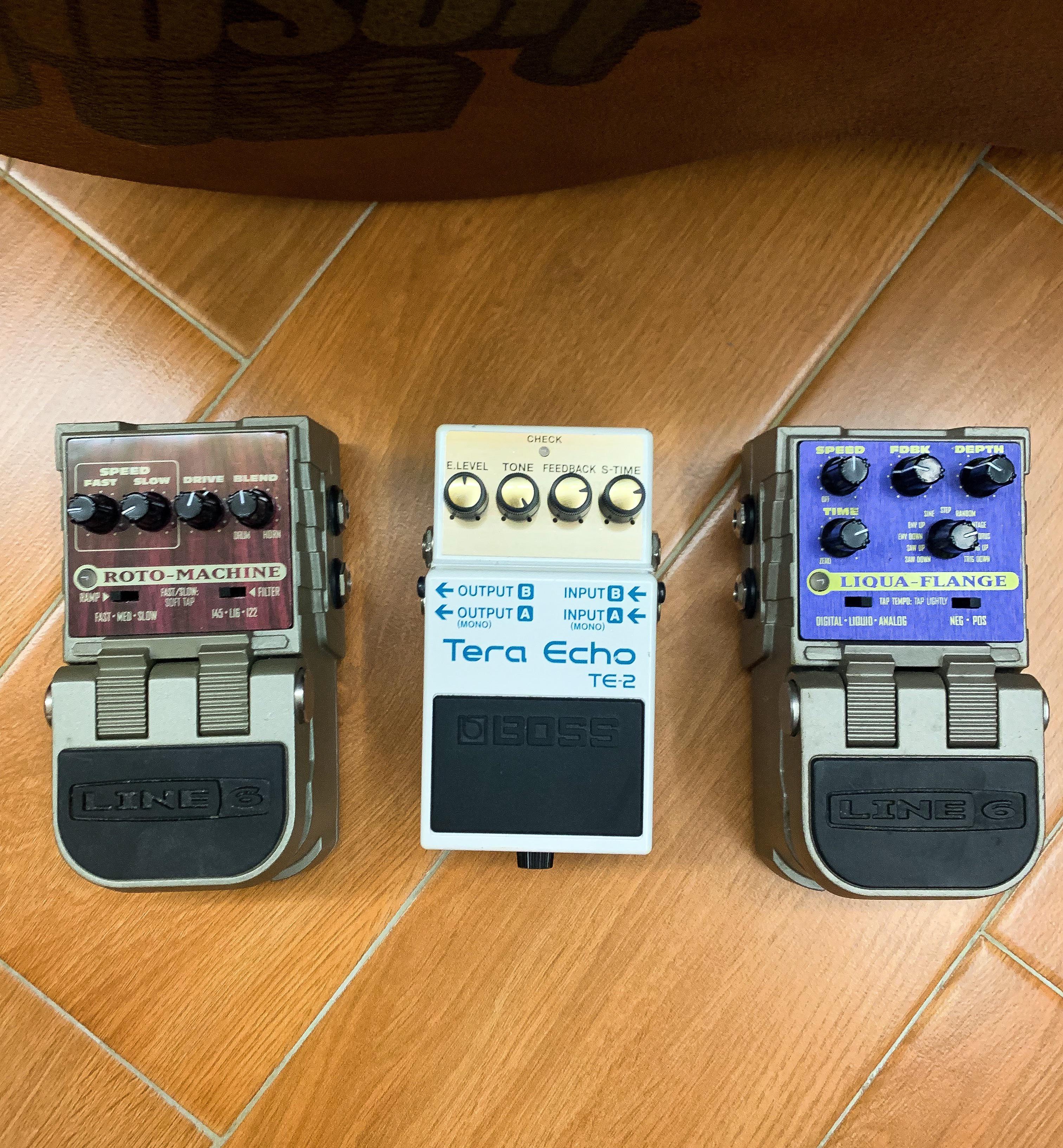 NPD] Boss Tera Echo, Line 6 ToneCore Roto-Machine & Liqua-Flange