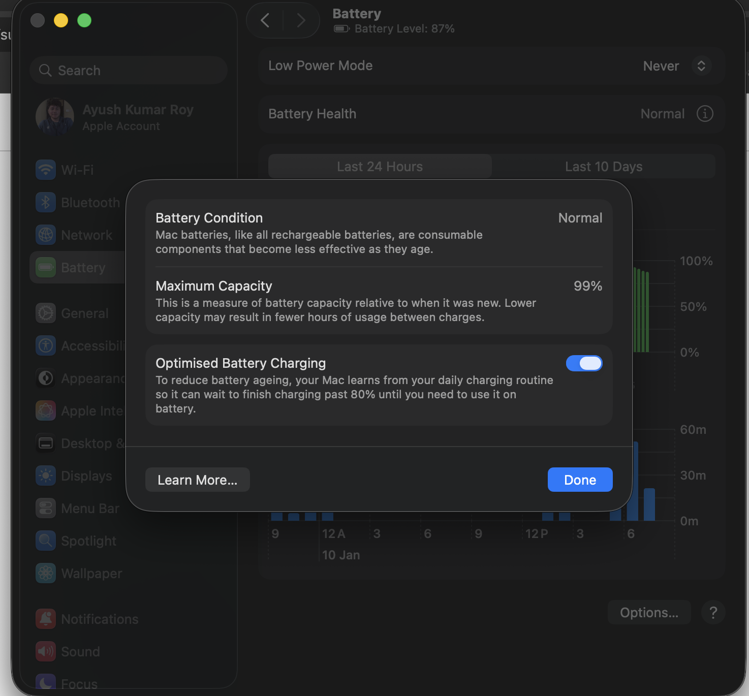 I bought this macbook m1 air on 2025 oct, and on jan 10 2026, its