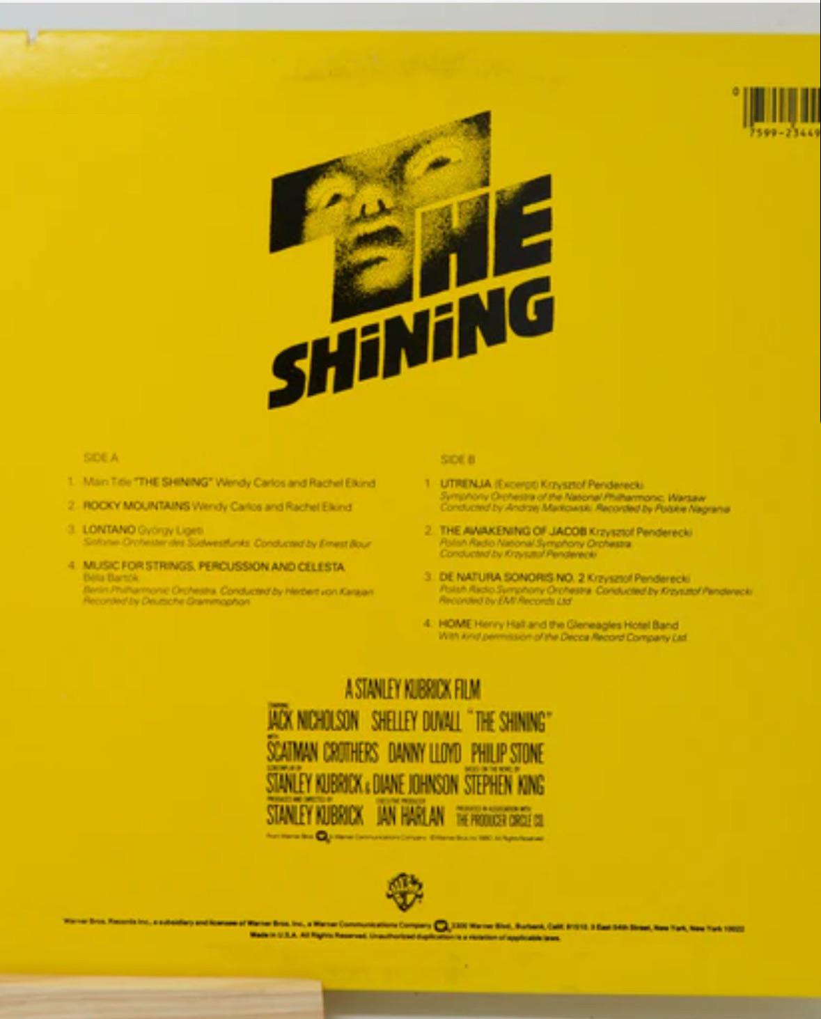 シャイニング』のサウンドトラックは地獄の地図である : r/StanleyKubrick