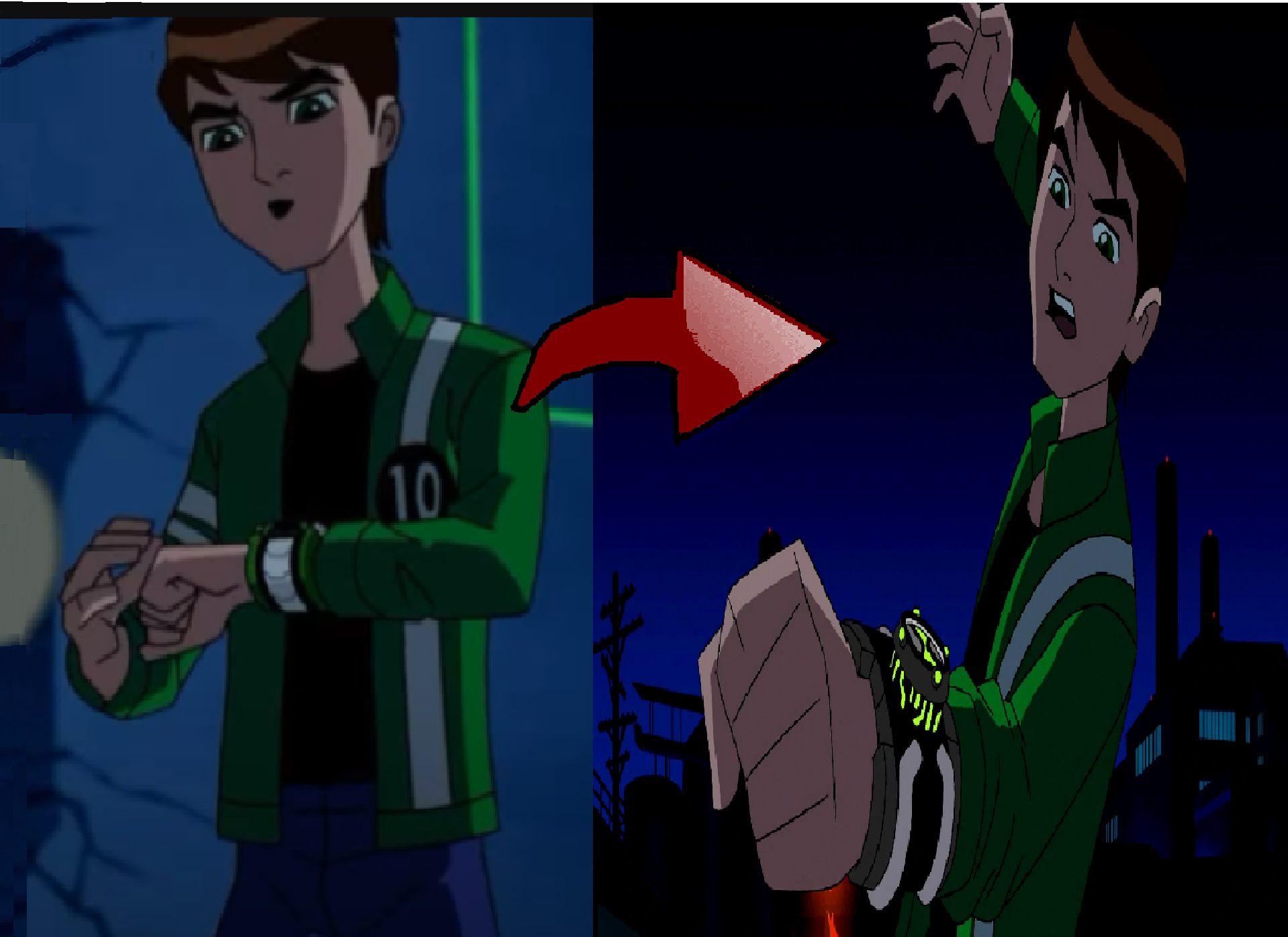 アルティメットエイリアンの終盤のベンがテレポートして、エイリアン