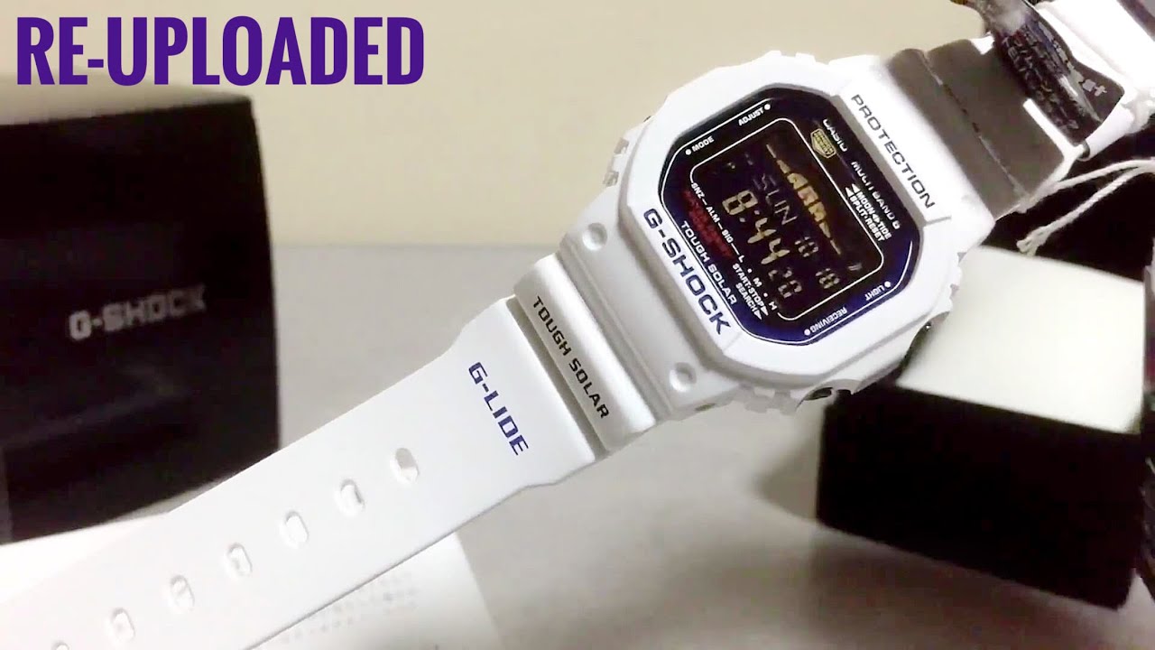 Solar-Waceptor G-Lide GWX-5600C-7JF G-Shock watch unboxing