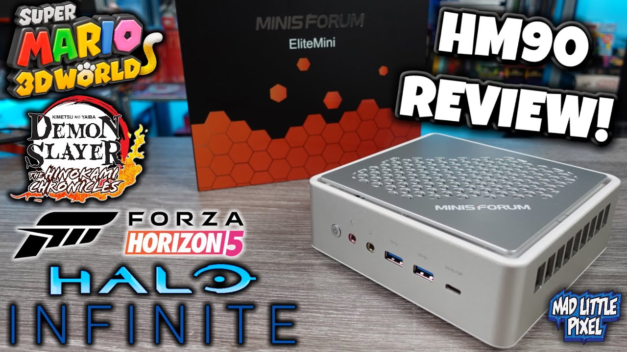 The Minisforum EliteMini HM90 Ryzen 9 Mini PC! EMULATION & PC