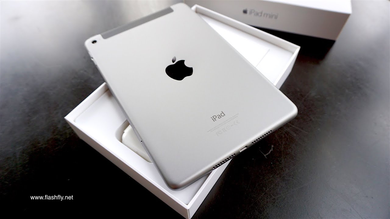 iPad mini 4 Wi-Fi + Cellular 128GB (Space gray) : Unbox (Thailand