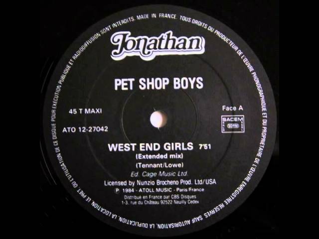 Pet Shop Boys - West End Girls (12'' Extended Mix) - YouTube