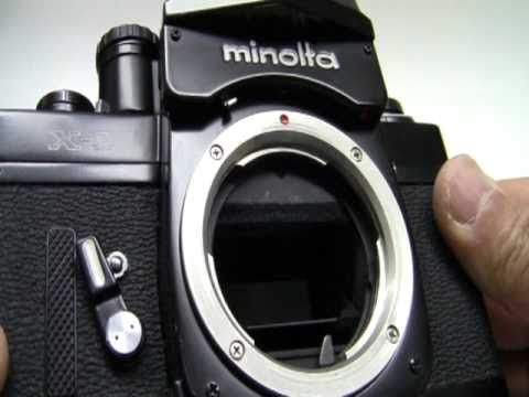 minolta ミノルタ X-1＋MD ロッコール 50mmF1.4 - YouTube