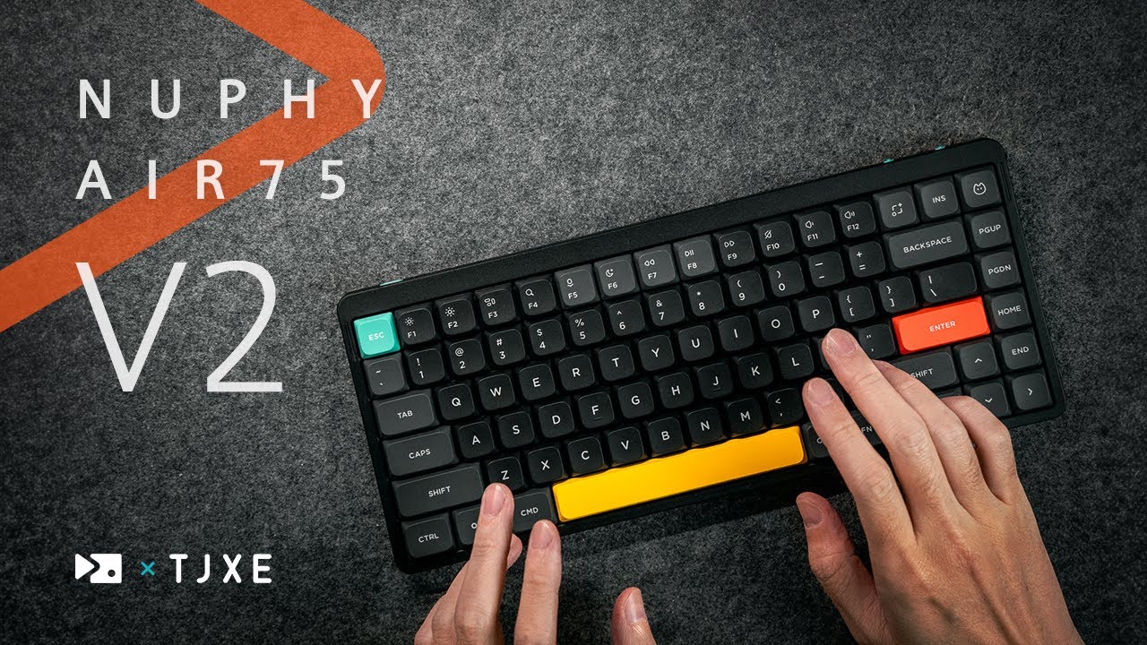 The ultimate typing experience? NuPhy Air75 V2 black Wisteria