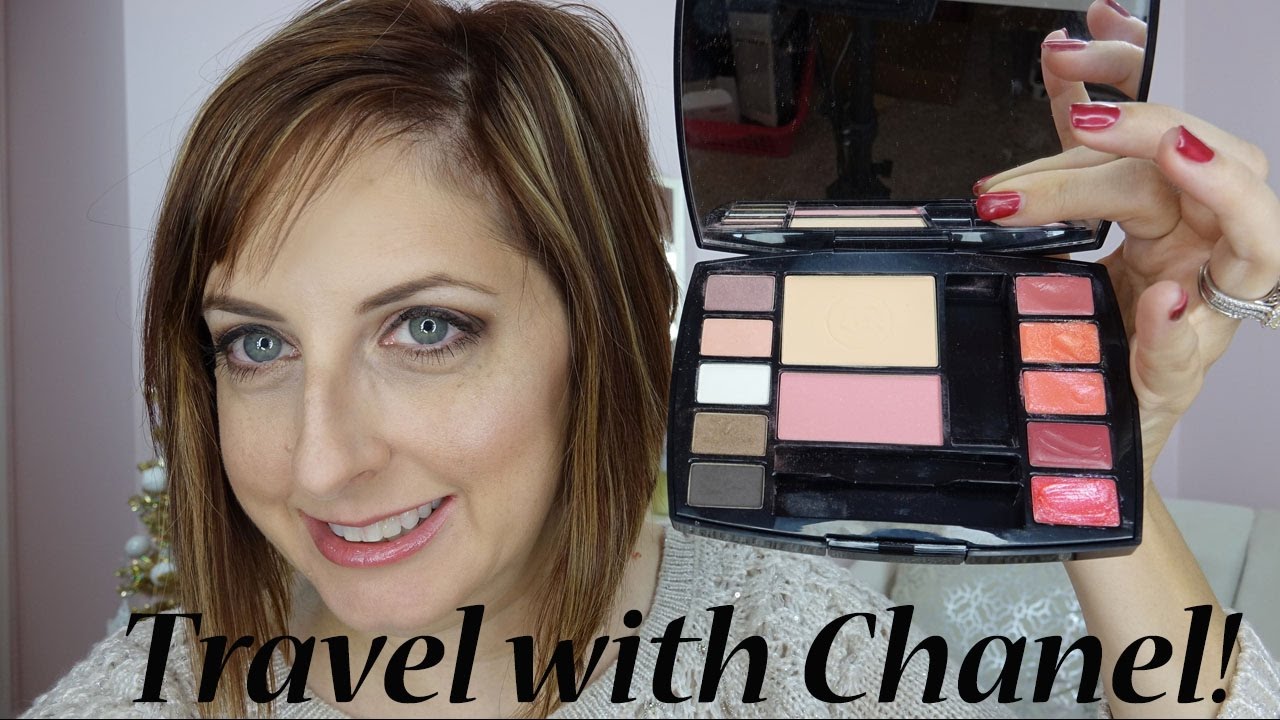 Chanel Face Using the Chanel Travel Makeup Palette - YouTube