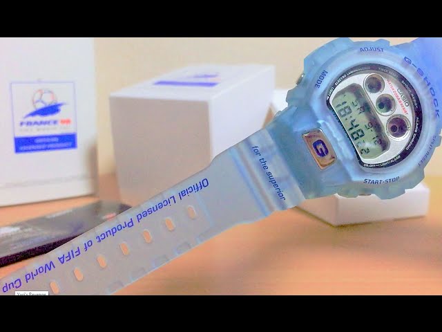 G-Shock DW-6900WF-2T FIFA World Cup 1998 France - blue version