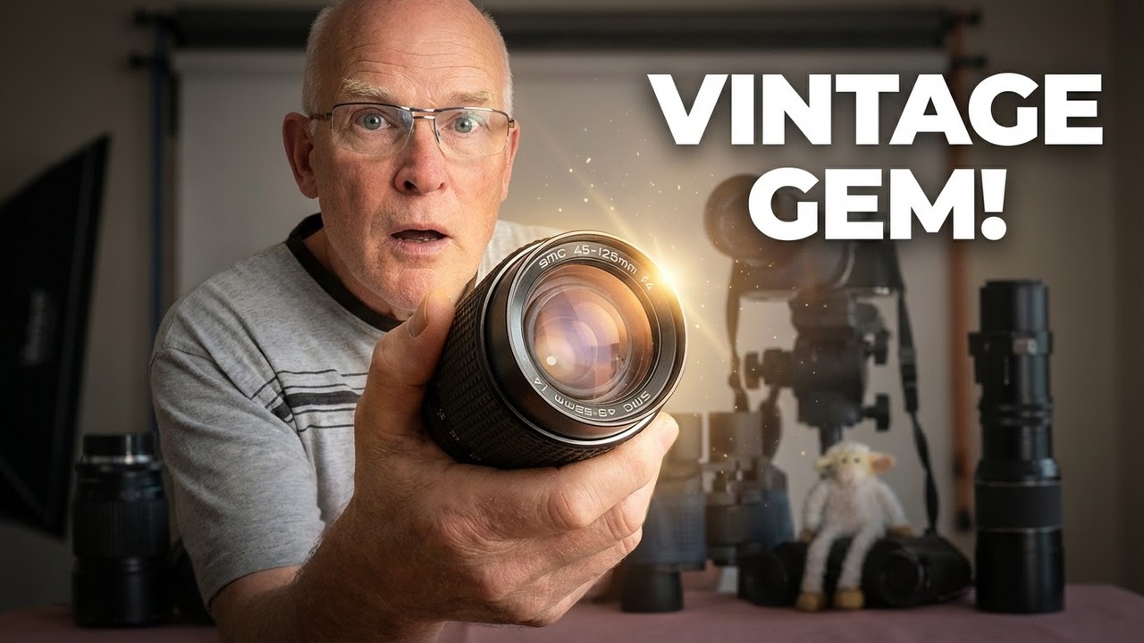 Pentax SMC 45-125mm f4 vintage lens review. How sharp is the image