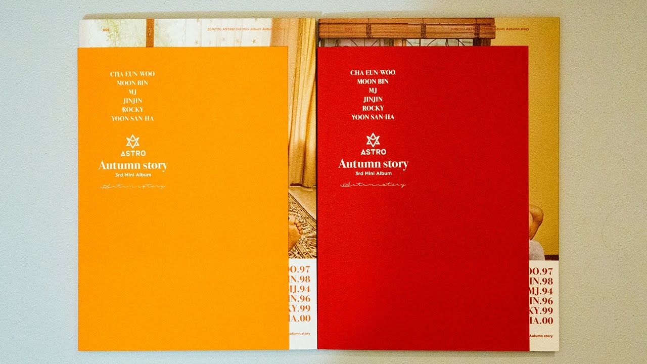 Unboxing | Astro Mini Album Vol. 3 - Autumn Story (Red + Orange