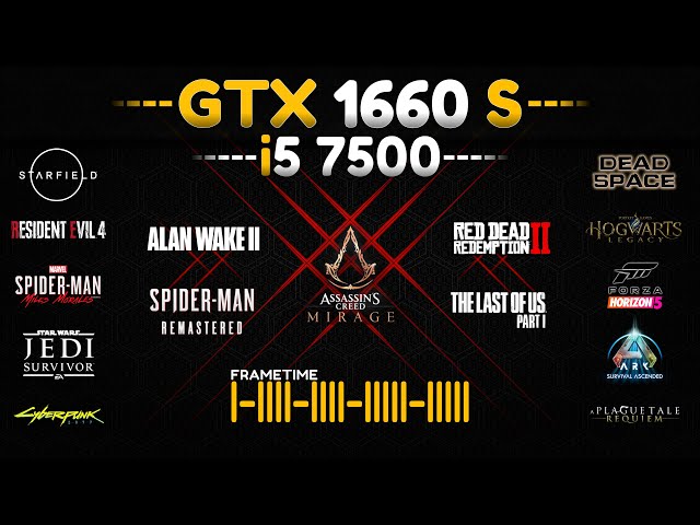 GTX 1660 Super + i5 7500 - 15 Games Tested - YouTube