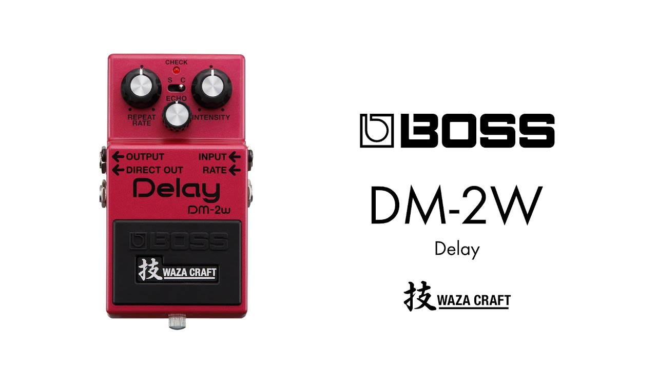 エフェクター 試奏動画】BOSS DM-2W Delay Waza Craft 技クラフト