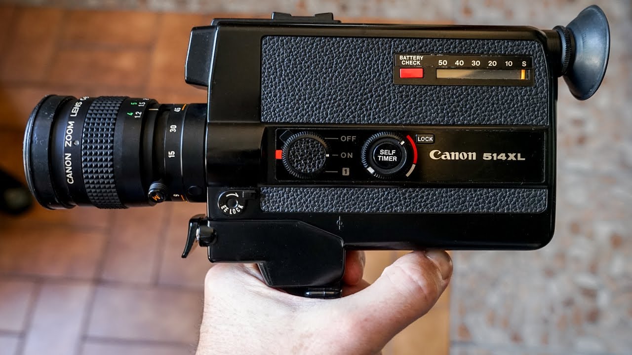Canon 514 XL Super 8 Movie Camera - YouTube