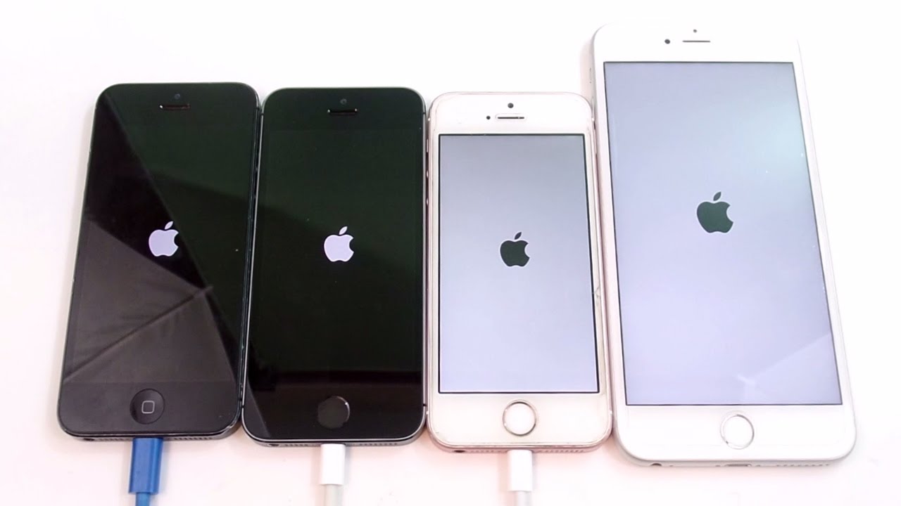 iPhone 5 vs iPhone 5S vs iPhone SE vs iPhone 6S (iOS 10.2) - YouTube