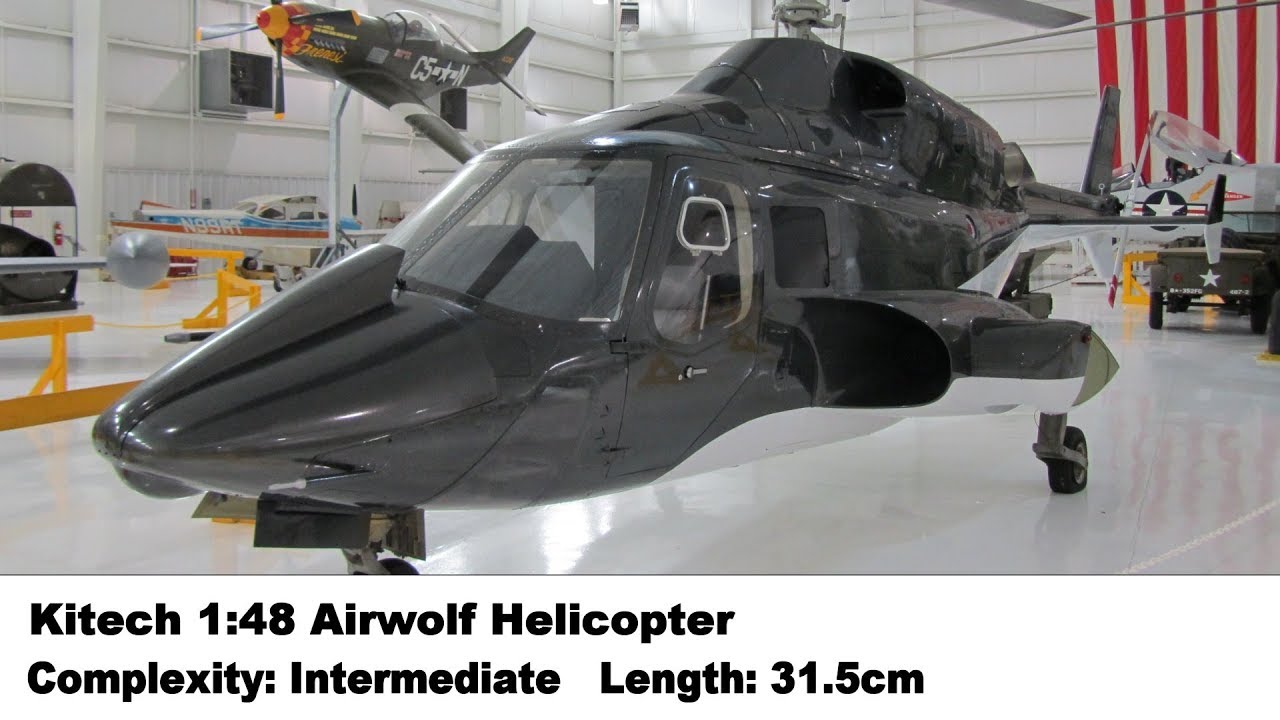 Kitech 1:48 Airwolf Helicopter Kit Review - YouTube