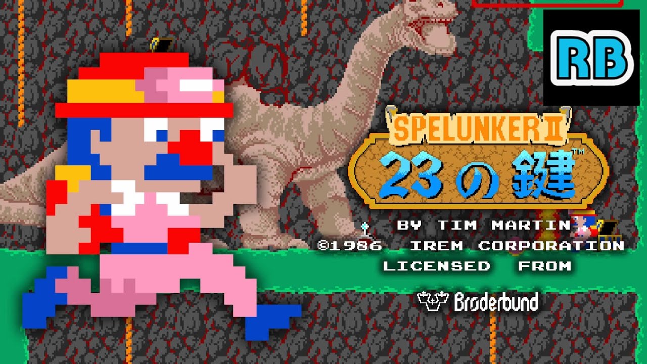 1986 [55fps] Spelunker II 999900pts - YouTube