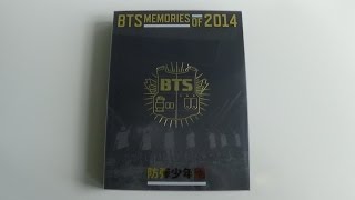 Unboxing BTS (Bangtan Boys) 방탄소년단 MEMORIES OF 2014 DVD - YouTube
