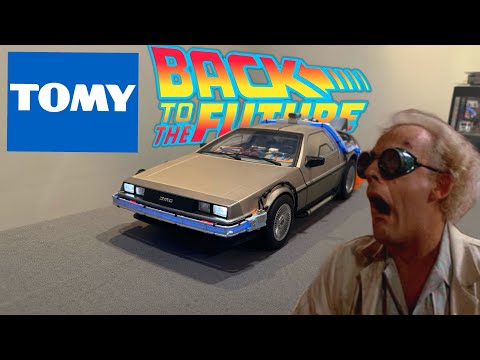 The TOMY 1/10 BTTF DeLorean Is FINALLY HERE! | Unboxing and Review